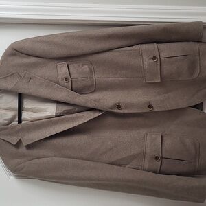BOSS Hugo Boss Beige Wool Blend Harvis Jacket. Size‎ 42L